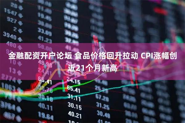 金融配资开户论坛 食品价格回升拉动 CPI涨幅创近21个月新高